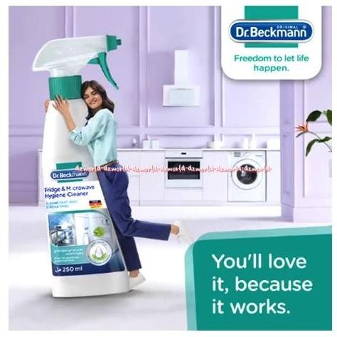 ดร. Beckman 250Ml ตู้เย็นและไมโครเวฟ Hygine Cleaner น้ํายาทําความสะอาดอเนกประสงค์ สเปรย์กําจัดกลิ่น 