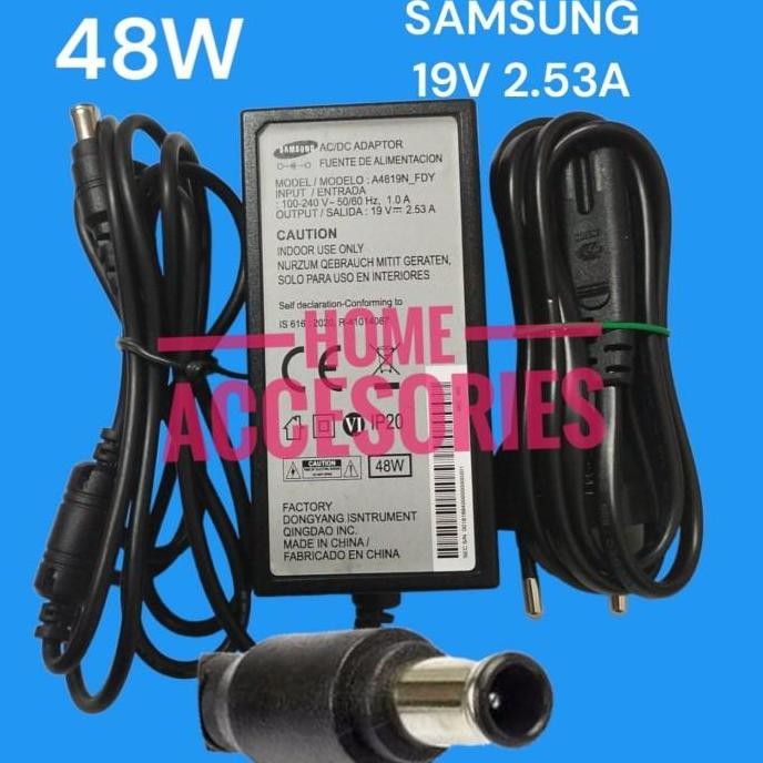 Samsung A4819-FDY 19V 2.53A 48W LED TV Adapter เข็ม + สายไฟ