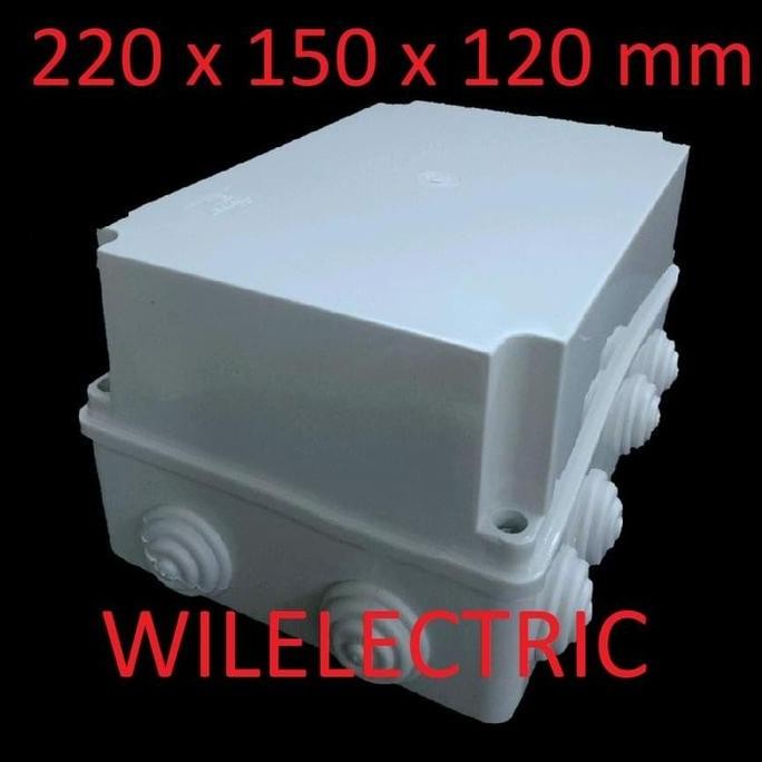 กล่องแยก 22 x 15 x 12 ซม. สีเทา MG duradus 12W สี่เหลี่ยม