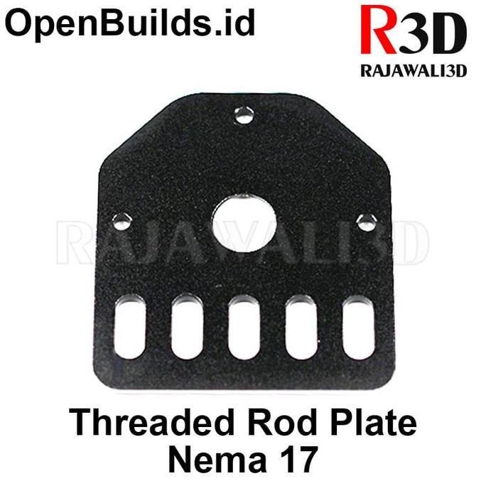 Up Openbuilts Spiral Rod Plate Nema 17 T3X53X59 อลูมิเนียมสีดํา