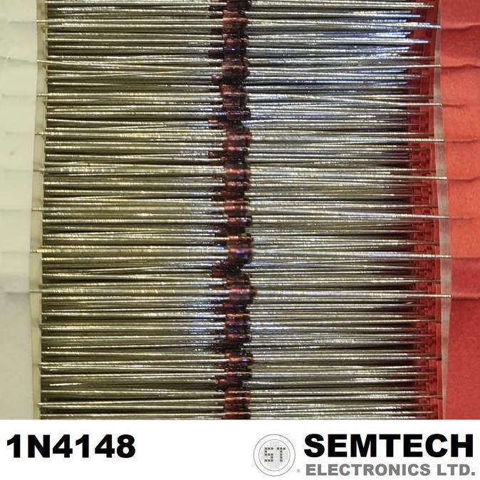1N4148 DO-35 สวิตช์ความเร็วสูง DIEDE DIODE RENG IN4148 1N-4148