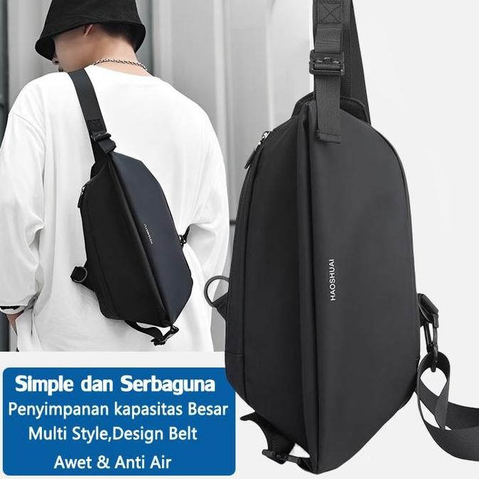 New Freeknight กระเป๋าสะพายข้างแฟชั่นลําลองสําหรับผู้ชาย TS707