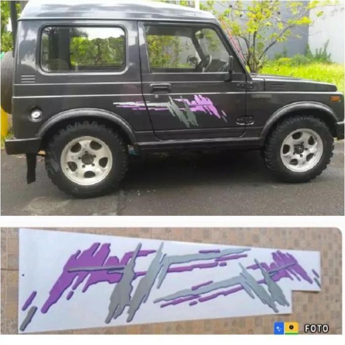Suzuki Katana Gx Body Sticker List 1990 - 2004 / Jimny Katana Gx Body Sticker List 90An / Suzuki Jim