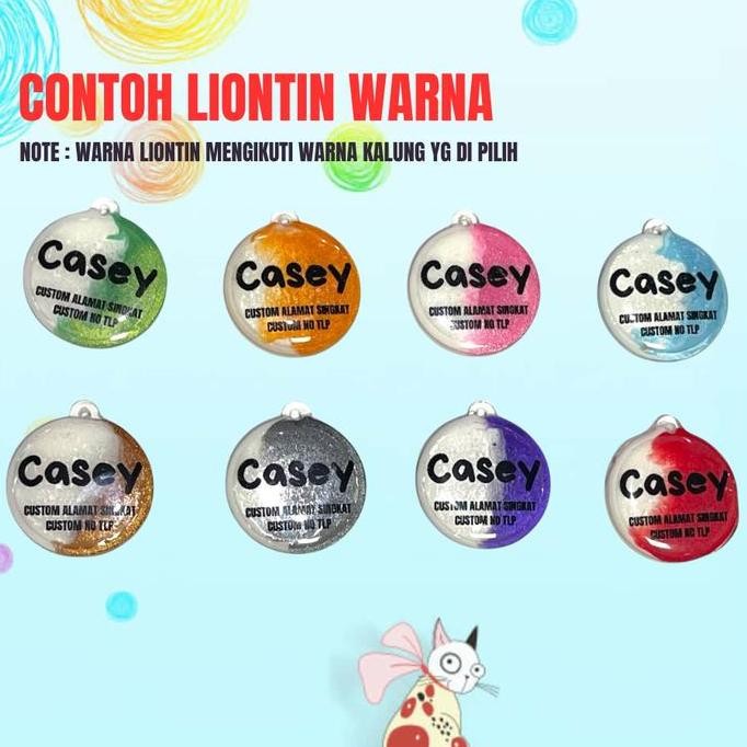 สร้อยคอแมว Eci สามารถปรับแต่งได้ด้วยชื่อ / สร้อยคอแมว / ชื่อที่กําหนดเอง