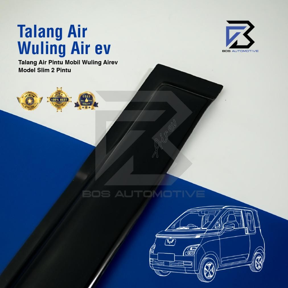 DE99 >> Wuling Air Ev 2023 Slim 2-Door Car Door Gutter