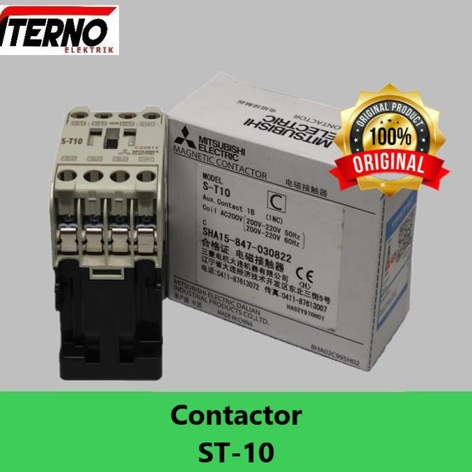 คอนแทคเตอร์ Mitsubishi ST-10 S-T10 ST10 220V 380V ของแท้