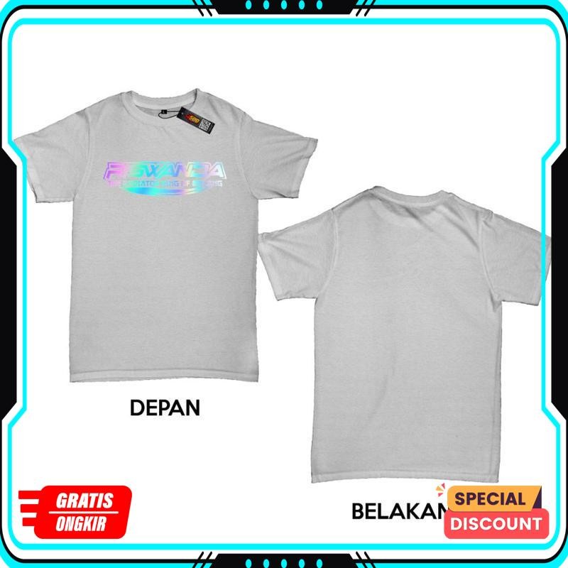 KATUN Riswandaสะท้อนแสงโฮโลแกรมเสียงระบบเสื้อยืดเด็ก,ล่าสุด Viral Cotton Distro 2025 UQ-64