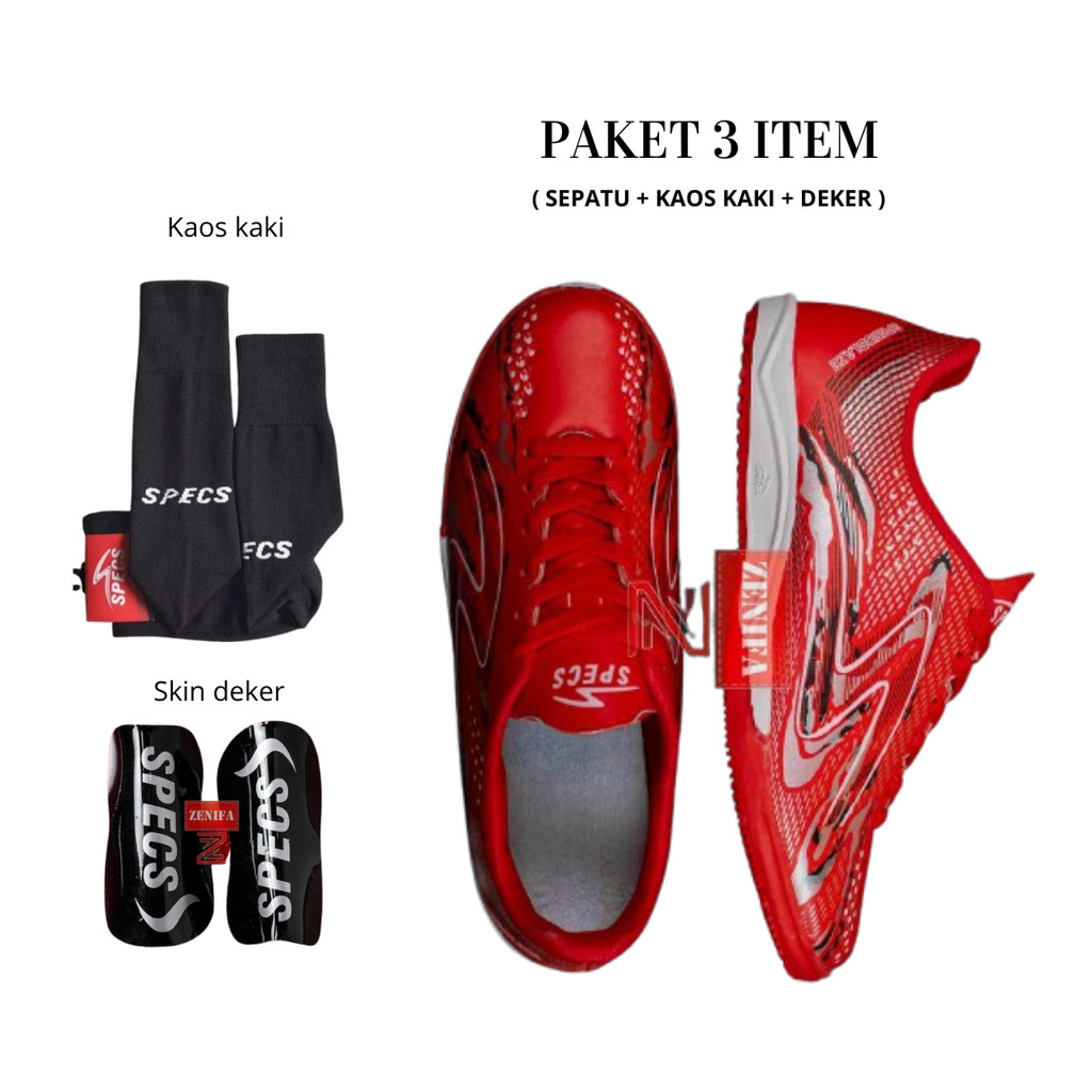 รองเท้า SPECS SPEEDBLAZE V4 FUTSAL ใหม่ล่าสุดสําหรับผู้ชายและผู้หญิง