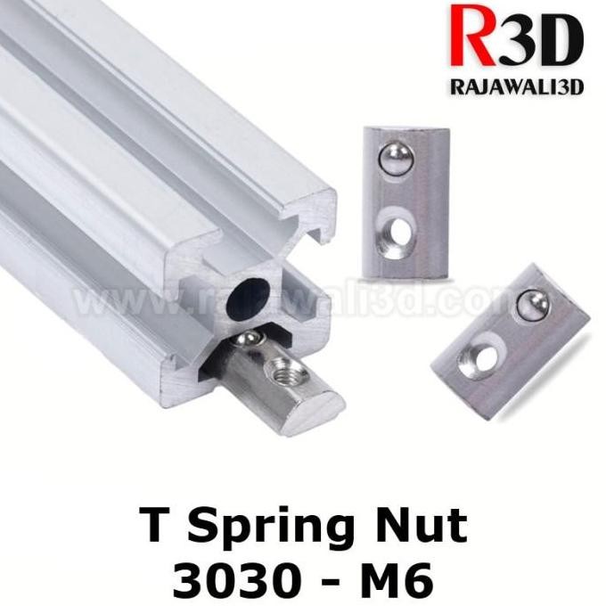 Up T Nut M6 Tee Nut T Spring Nut 30-M6 Aluminium Profile 3030