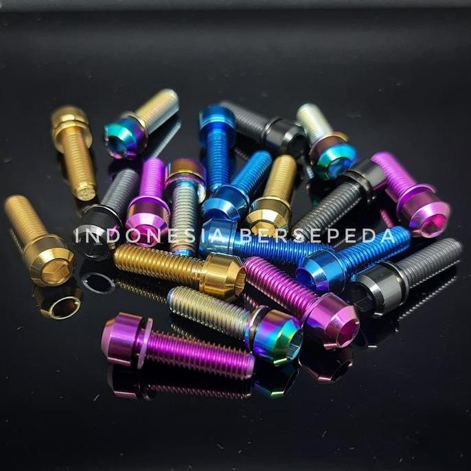 Titanium Bolt Mx18Mm หัวกลมสําหรับ Stem Seat Clamp - Titanium Bolt