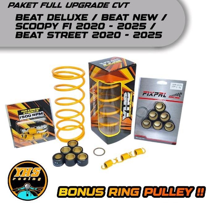 CVT RACING SPRING PACKAGE 1500 RPM BEAT DELUXE BEAT NEW BEAT STREET SCOOPY 2021 2022 2023 2024 GENIO