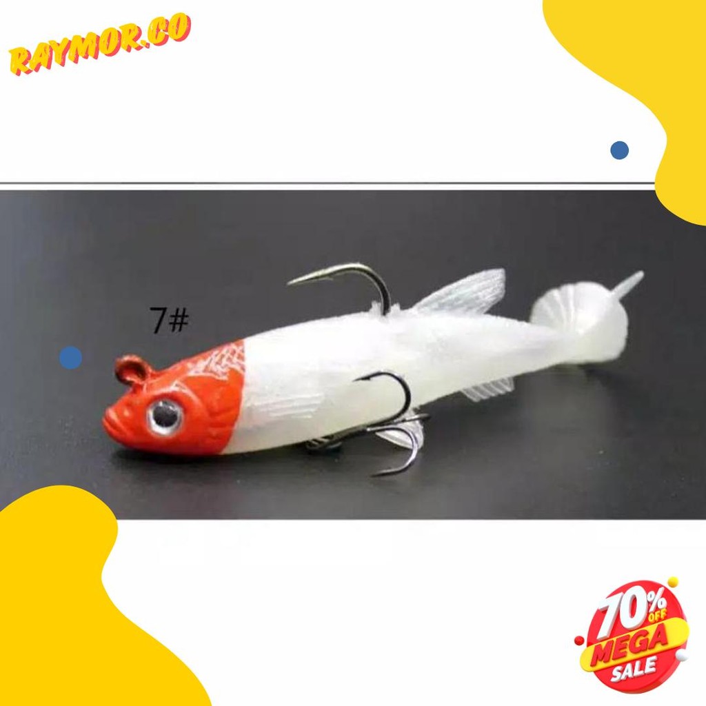 เหยื่อตกปลา Lure Bait Softlure Twirl Tails 8Cm/12Gr ครึ่งราคา