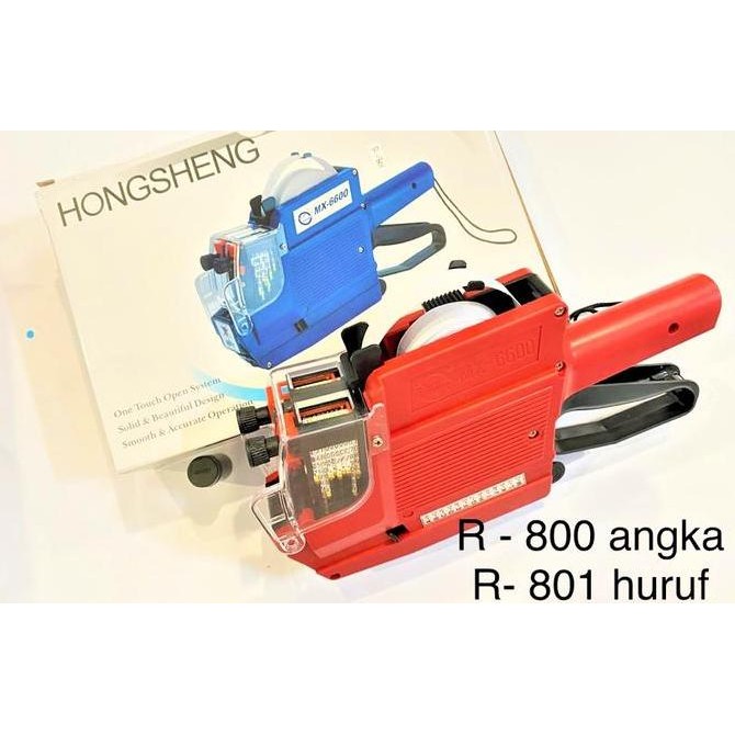 MESIN 2-ROW PRICE LABEL MACHINE PRICE LABELER 6600 ต้นฉบับและธุรกิจ