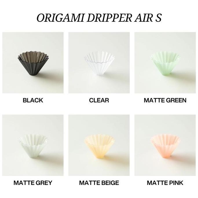 - ORIGAMI Dripper Air S (Coffee Dripper 6 สี) ORIGINAL [MUST ASK สําหรับสต็อก FIRST TO ADMIN]