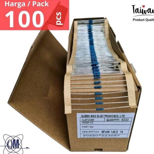 WHOLESALE PACK - RESISTORS 3K3 3K9 4K7 5K6 6K8 8K2 2 3 4 5 6 7 8 K OHM FILM METAL MF