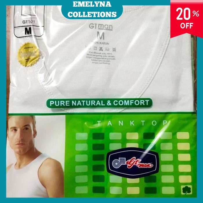 GT MAN GTT 1 SINGLET เสื้อยืด GTMAN GTT 1 PLAIN MENS SINGLET โดย EMELYNCOLLACTIONS สินค้าที่ดีที่สุด
