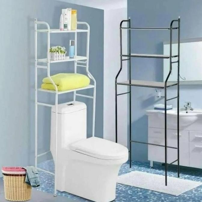 SHENAR SUSUN TOILET SHELF / BATHROOM SHAMPOO SOAP SHELF / TOILET ORANIZER SHENARCORNER168 WS