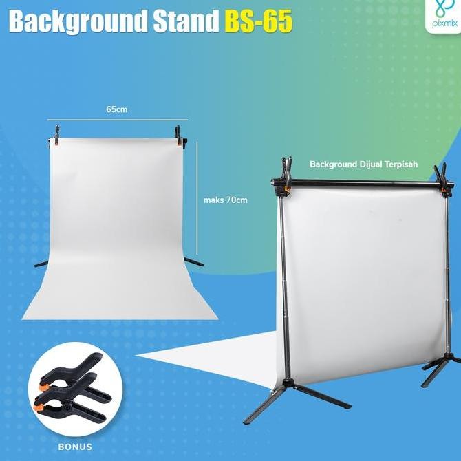 MINI BACKGROUND STAND / BACKGROUND POLE / GM PHOTO STUDIO MINI BACKDROP