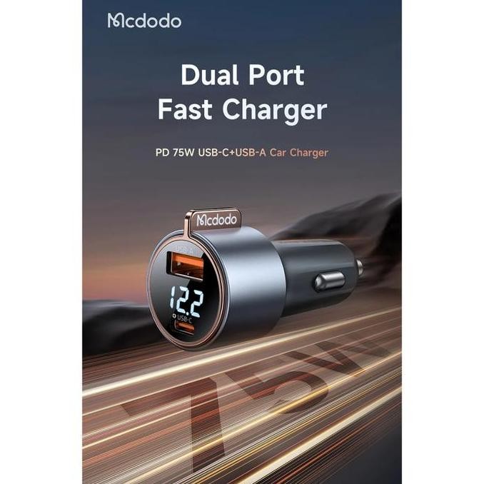 MCDODO SAMSUNG PD TYPE C FAST CAR CHARGER 25W 45W 75W
