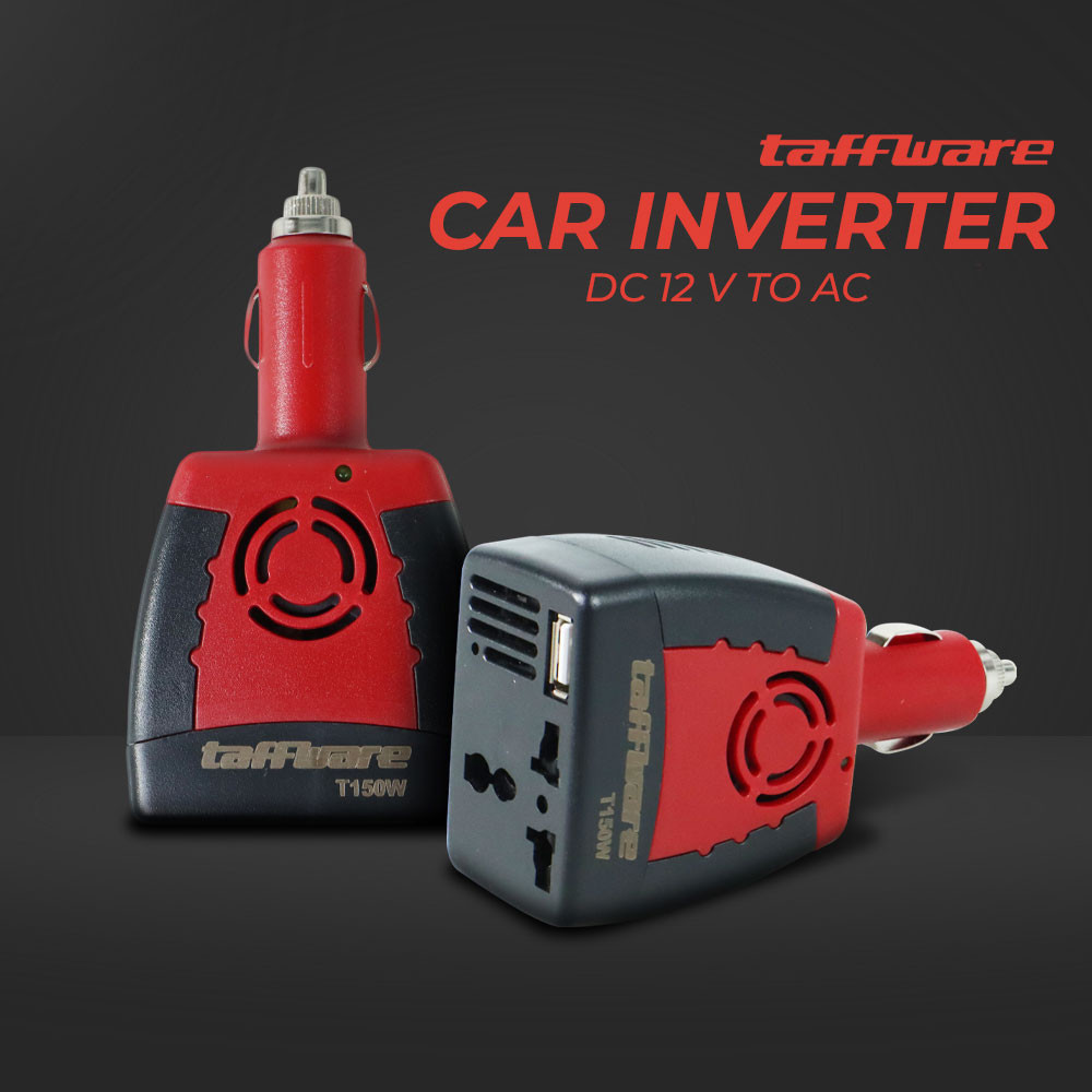 TECNOPRO - Taffia Car Inverter DC 12V to AC 220V 5V USB 150W - T150W