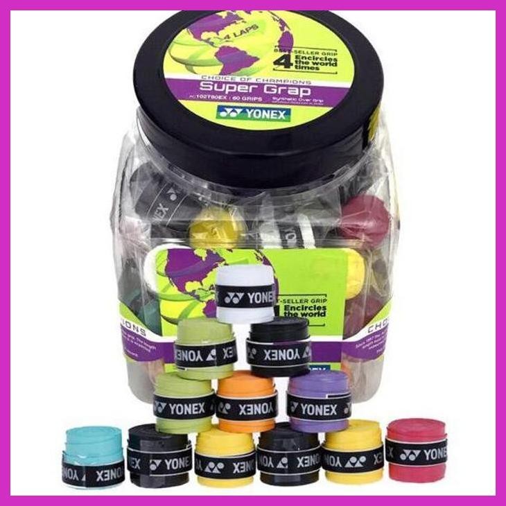 (SPORTS) AC102T60EX THIN RUBBER GRIP YONEX BADMINTON ORIGINAL AC 102 READY TO SHIP