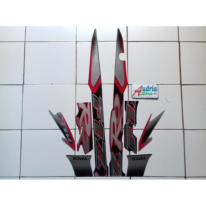 YAMAHA F1ZR 2002 สติ๊กเกอร์มอเตอร์ไซค์ STRIPING สีดํา-เงิน