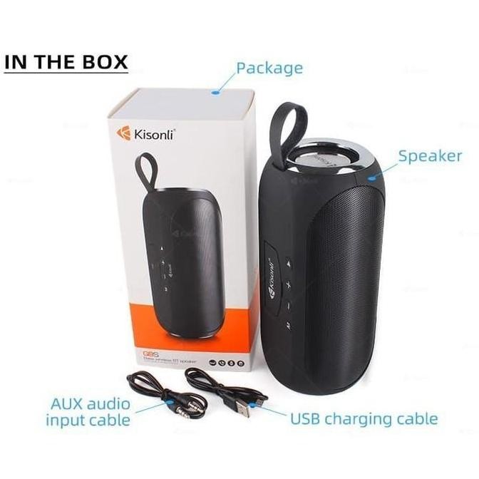 JB ลําโพงบลูทูธ Kisonli Q9S Hifi Super Bass None