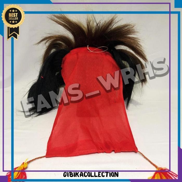 Kropyok Ganongan Childrens Ganongan Mask Quality Black Culture Color