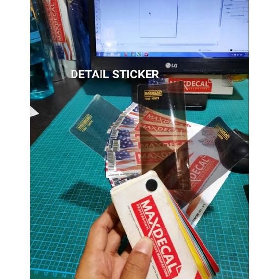 DS29 >> Maxdecal Black Transparent hybrid ลบ Chrome Sticker 7300 G074 G073 G079