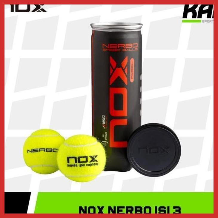 (PADEL) NOX NERBO PADEL BALLS CONTENTS 3 - PADEL BALLS (ใหม่, VIRAL, CURRET SPORTS)