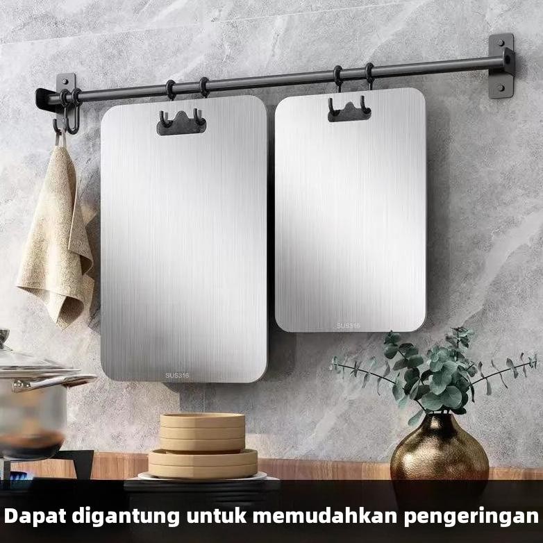 เขียงสแตนเลส 316 เขียงที่ถูกสุขลักษณะป้องกันสนิมป้องกันแบคทีเรียและป้องกันเชื้อราเขียงเขียงสแตนเลส 3