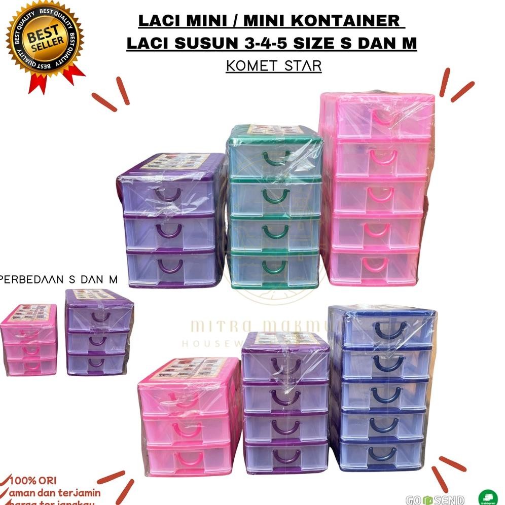 COMET Star MINI DRAWER / COMET MINI CONTAINER Size S และ M STACKING 3-4-5