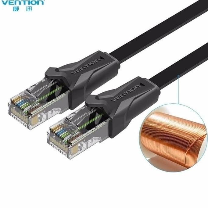 จัดส่งฟรี - Vention UTP CAT 6 Flat 30M LAN Cable-IBA