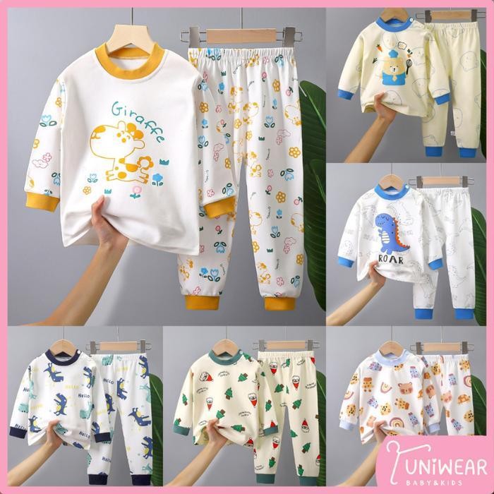BB UNIWEAR CHILDRENS SLEEPWEAR BABY PAJAMA SET LONG SLEEVE SOFT MATERIAL PAJAMA