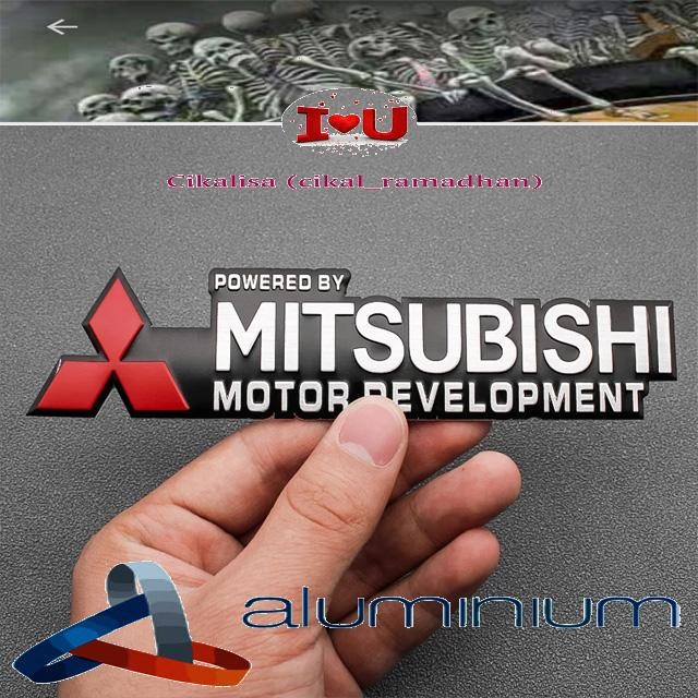 POWER EMBLEM BY MITSUBISHI MOTOR DEVELOPMENT สําหรับ MITSUBISHI ASX L200 LANCER OUTLANDER