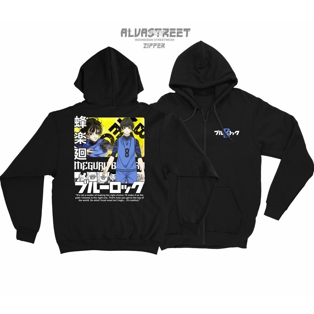 DF207>> ซิปเสื้อกันหนาวหมวกอะนิเมะ | Desert Bachira BLUE LOCK 004 | เสื้อฮู้ด ดิสโทร | เสื้อกันหนาวอ