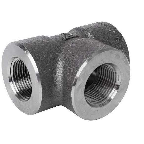 TEE CS DRAT CLASS 6000 1/2" A105N 6000 THREAD NPT ต้นฉบับและธุรกิจ