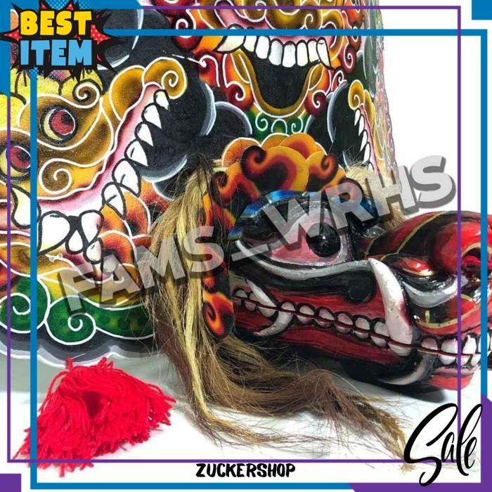 Barongan Telon Vip Size 22 Full Wood Barongan Caplokan Kayu Xtra