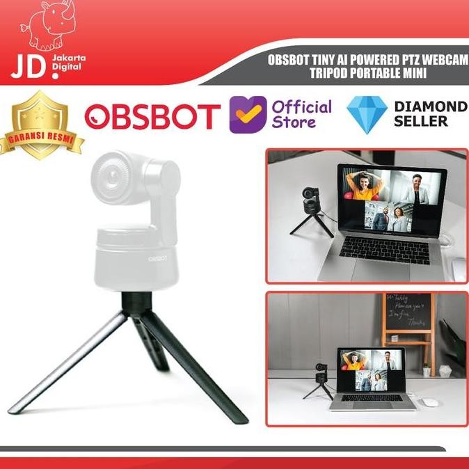 ใหม่ขาตั้งกล้อง OBSBOT TINY Al Powered PTZ Webcam ขาตั้งกล้องแบบพกพาขนาดเล็ก