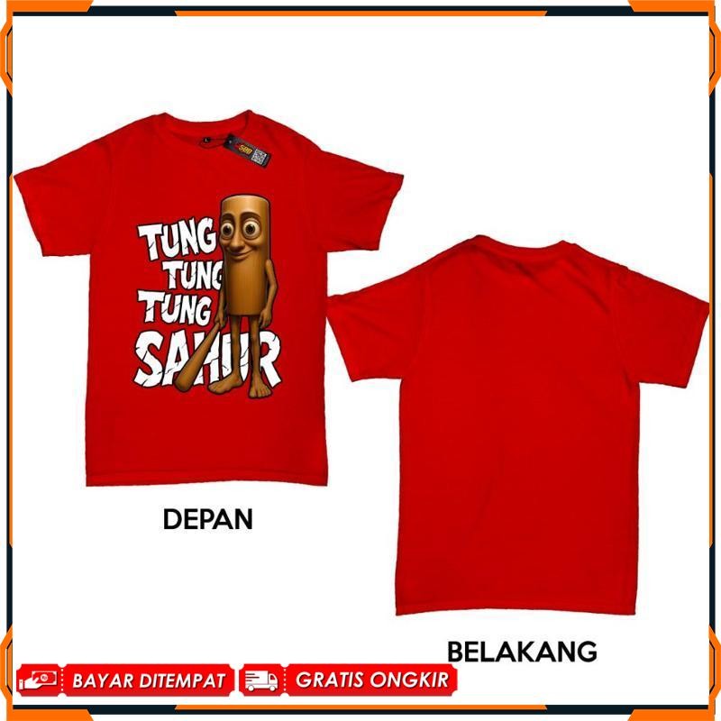 เสื้อยืดเด็ก Anomali Tung Sahur แน่นอน Distro Viralal อินเทรนด์ล่าสุด 2025 UQ-00