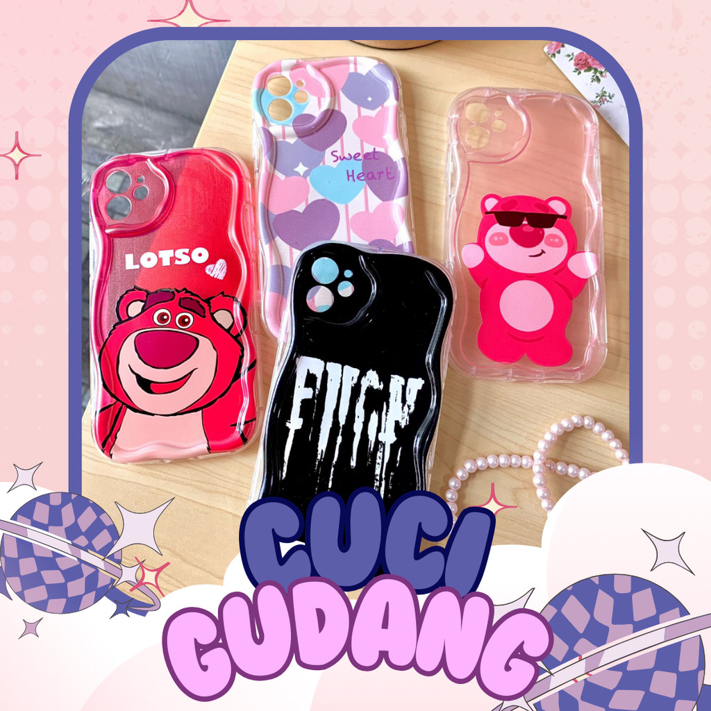 [WAREHOUSE CLEARANCE] เคสหยิก 3D vivo t1 y75 5g y16 y20 y15s v23e y02 y51 2020 y91c y17 y91 y30 y50 
