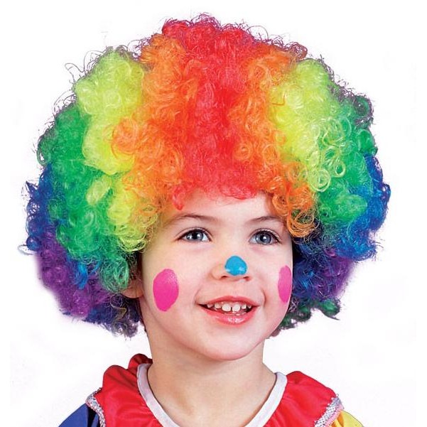 ใหม่วิกผมตัวตลกตัวตลกผมตัวตลกคอสเพลย์ฮาโลวีนหน้ากากฮาโลวีน HFS