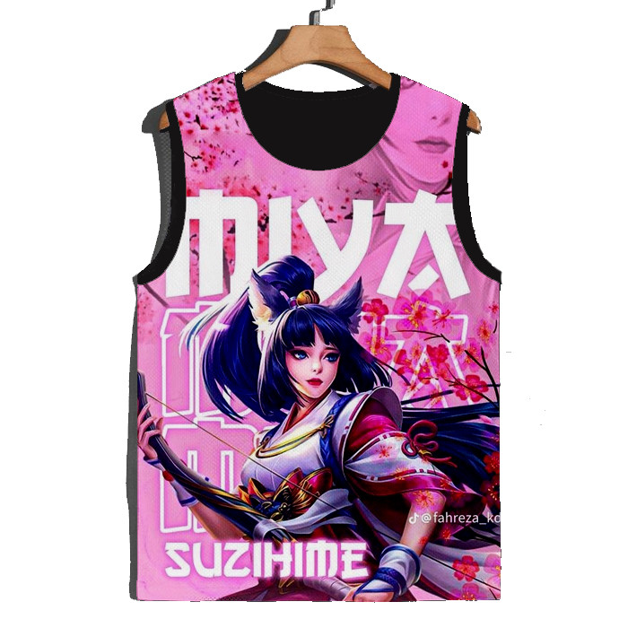 Mobile-Leggings Miya Childrens Lekkong Singles T-Shirt 3D Game Shirt Single-CarLegend-9-designWD สํา