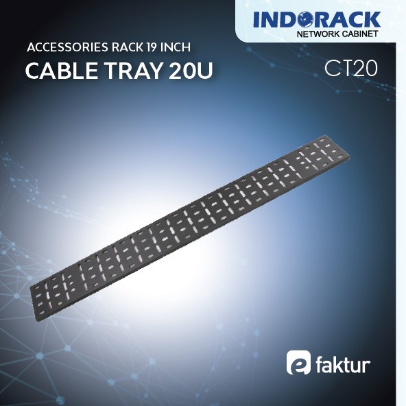 สัญลักษณ์ || ถาดสายเคเบิลสําหรับ 20U/27U/32U/42U/45U อุปกรณ์เสริม Rack - CT20