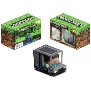BoxZet Minecraft Diorama papercraft งานฝีมือกระดาษ miniature action figure diy ของเล่นเพื่อการศึกษาเด็กการศึกษาผู้ใหญ่การเรียนรู้เกมของขวัญ diecast art พับกระดาษ