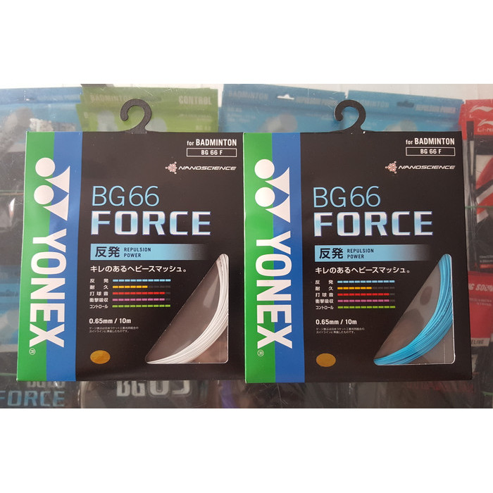 YONEX BG66 BG 66 FORCE BADMINTON CKET STRINGS ORIGINAL JAPAN!!
