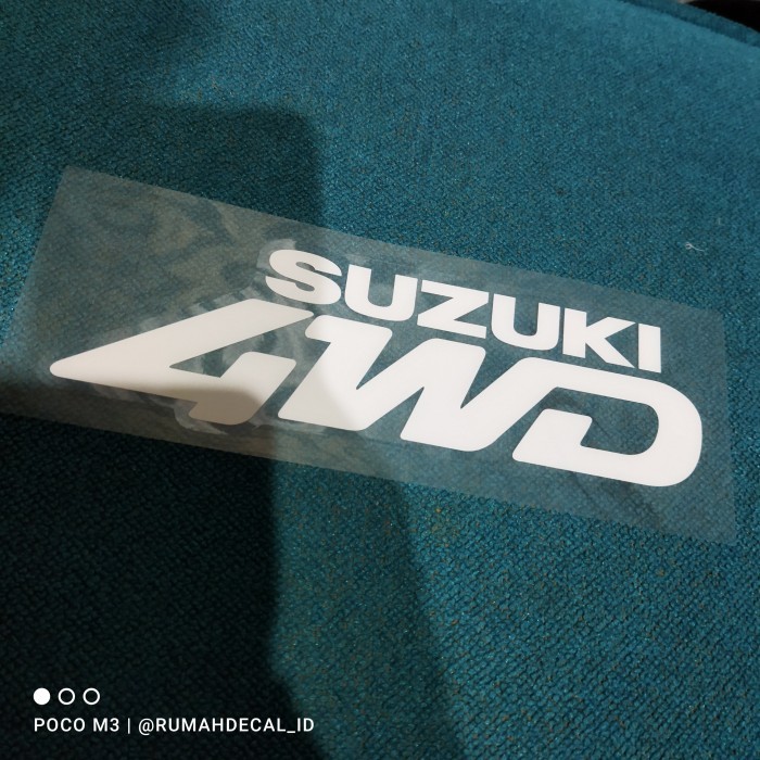 สติ๊กเกอร์ Suzuki 4Wd