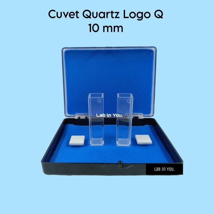 ใหม่!! Quartz/Quartz Cuvettes พร้อมฝาปิด 10 มม. ยี่ห้อ Purshee 2 ชิ้น