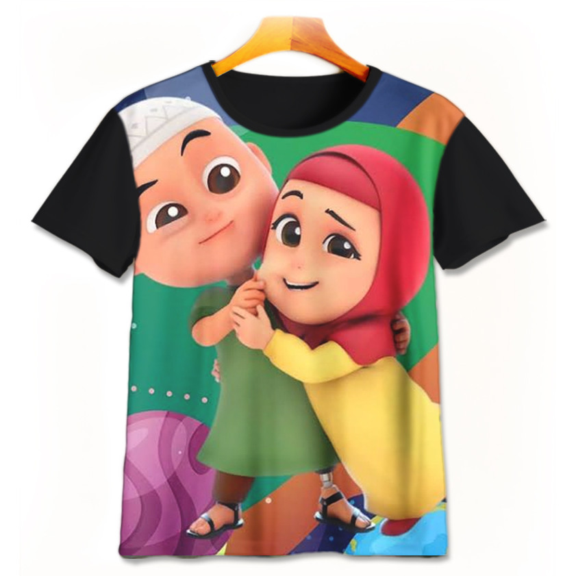 Nusa Rara Nusara การ์ตูนเสื้อยืด-8-designWD ชายหญิงเสื้อยืดอายุ 1 - 12 ปี 3D ภาพยนตร์การ์ตูนเสื้อยืด