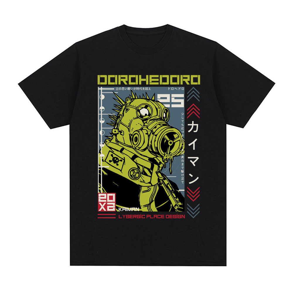 อะนิเมะญี่ปุ่น Dorohedoro Tshrit 90s มังงะ Kaiman เสื้อยืดผู้ชาย